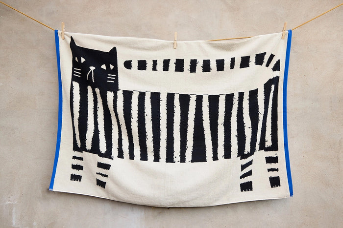 Donna Wilson Lazy Cat Bath Sheet