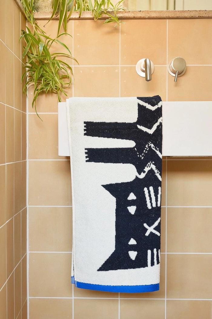 Donna Wilson Lazy Cat Hand Towel