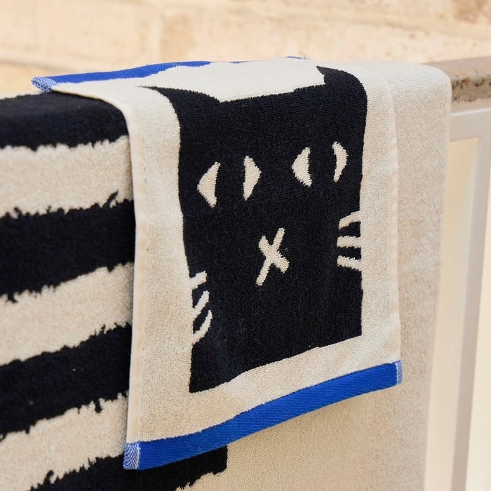 Donna Wilson Lazy Cat Washcloth
