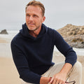 Double Knit Premium Cotton Hoodie Navy