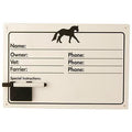 Dry - Erase Horse Nameplate Set - KVHV - 1