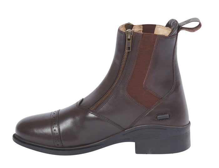 Dublin Evolution Double Zip Front Paddock Boots, Brown - 0V3CZ - 6 - 3