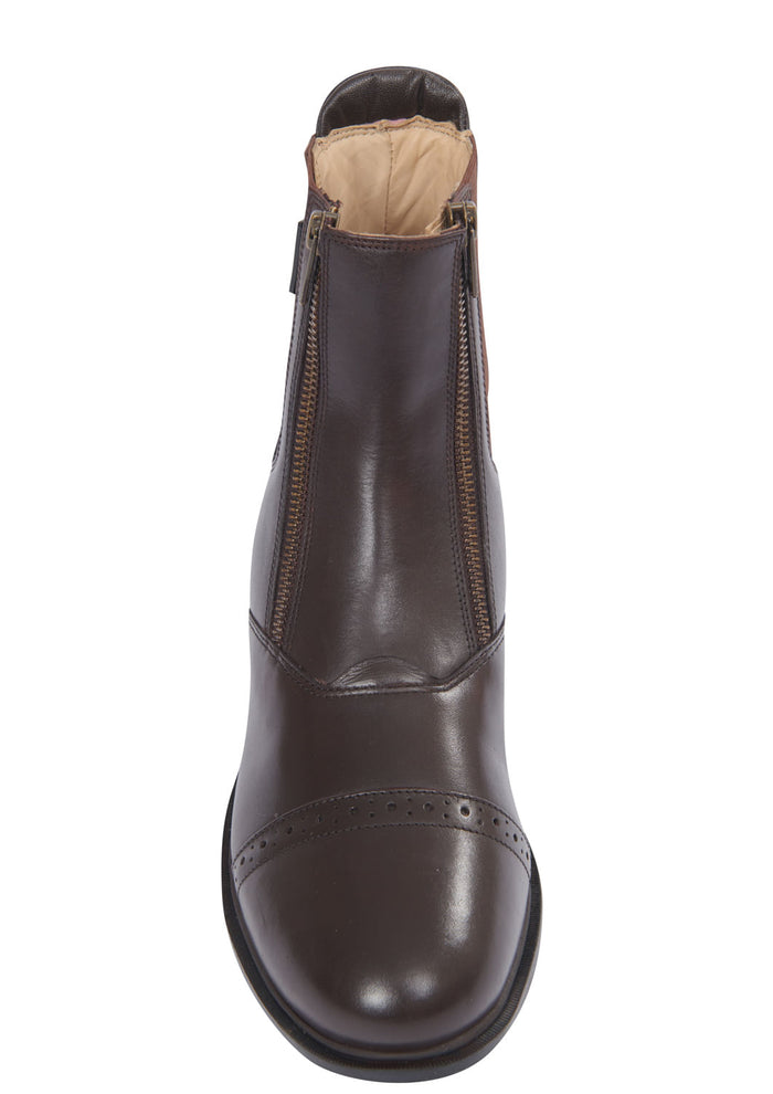 Dublin Evolution Double Zip Front Paddock Boots, Brown - 0V3CZ - 6 - 5