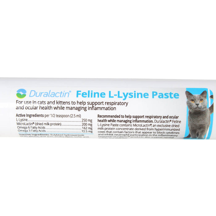 Duralactin Feline L - lysine, 32.5 ml Syringe - 015VPL02-32-5 - 32.5 ml syringe - 1