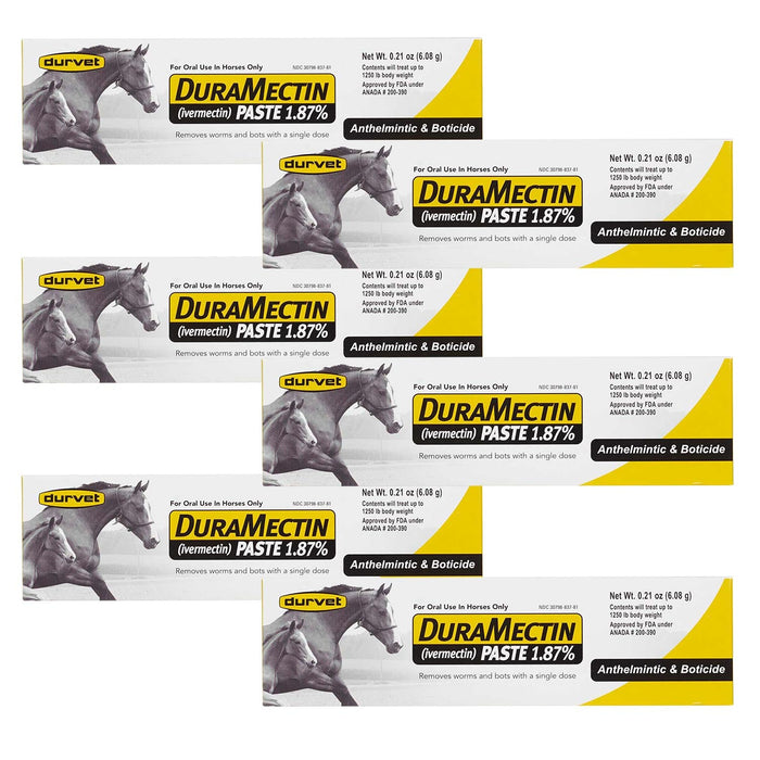 Duramectin Paste (1.87% Ivermectin), 6.08 gm - 7VW5-6 - 6.08g - 6 - 6