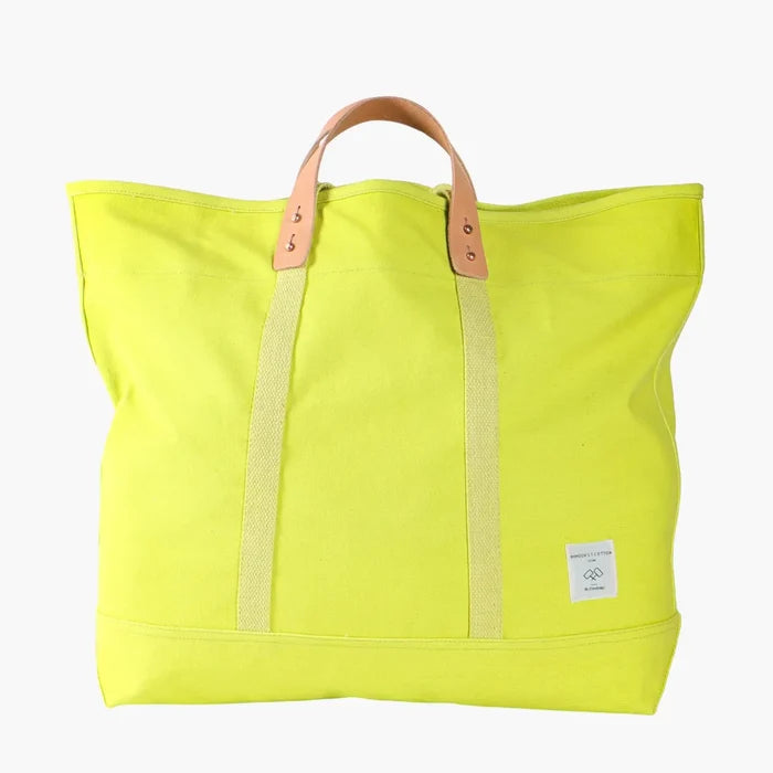 East-West Large Tote | Lime