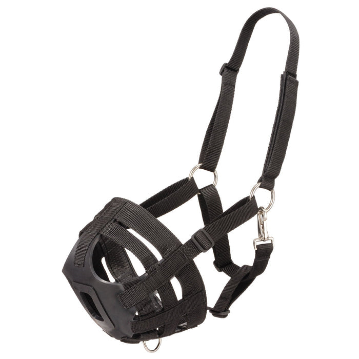 Easy Breathe Grazing Muzzle for Horses, Black - JTI1A - Mini - 1
