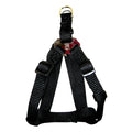 Easy - On Adjustable Nylon Dog Harness - 020MC-54153 - Black - ¾" x 20 - 30" - 1