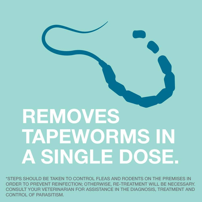 Elanco Tapeworm Cat Dewormer, 3 tablets - E8BC - 7