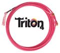 Equibrand Rattler Triton 4-Strand Team Rope – Pink, Head & Heel Rope for Team Roping - CR1GB - XXSoft - 30 ft Head Rope - Pink - 1