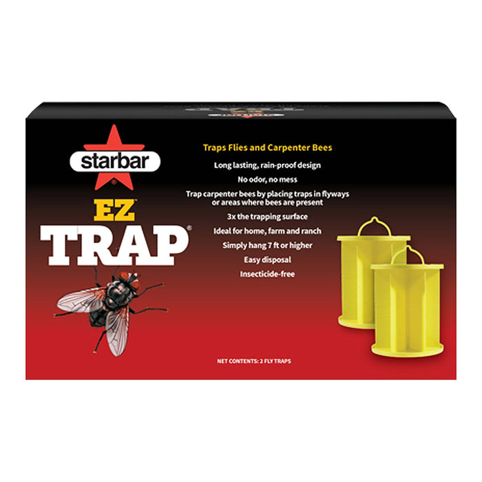 EZ Trap Odor Free Fly Trap, Twin Pack - FAEZ - 2 Pack - 1