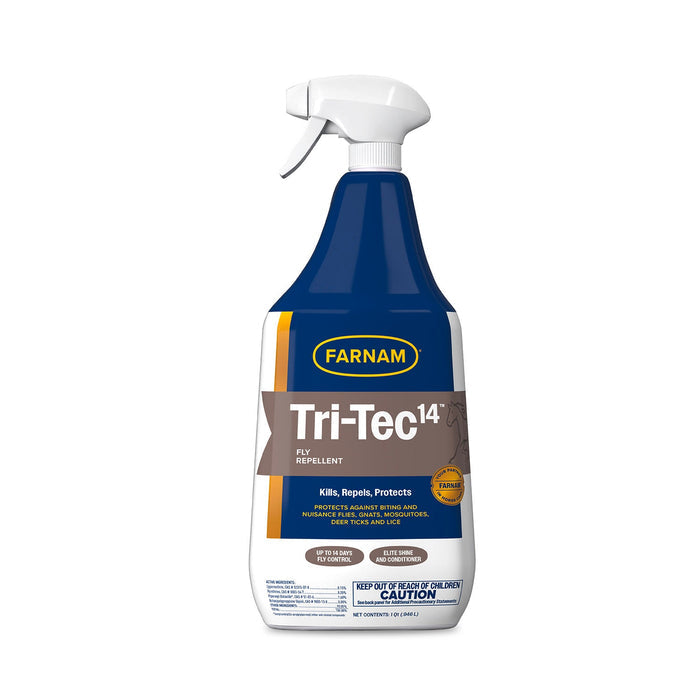 Farnam Tri - Tec 14 Fly Repellent for Horses - FAT9 - TRI - TEC 14 Spray, 32 oz - 8