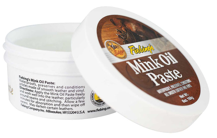 Fiebing’s Mink Oil Paste for Leather, 6 oz – Conditioning & Waterproofing Balm - F1U6 - 2
