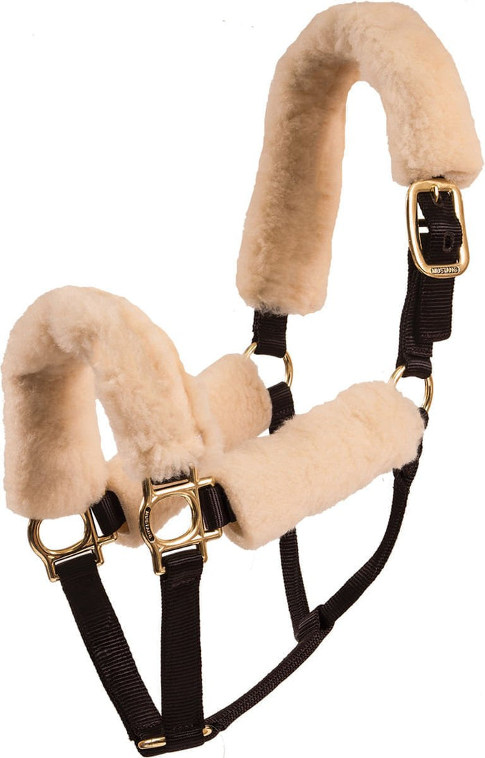 Fleece Halter Cover Set, Natural - 121YV - 1