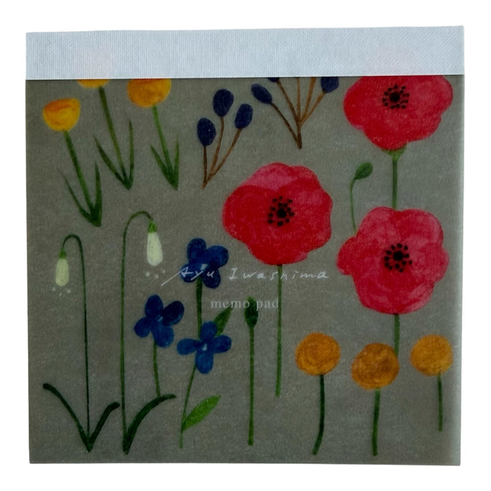 Flower Bed Memo Pad by Aya Iwashima