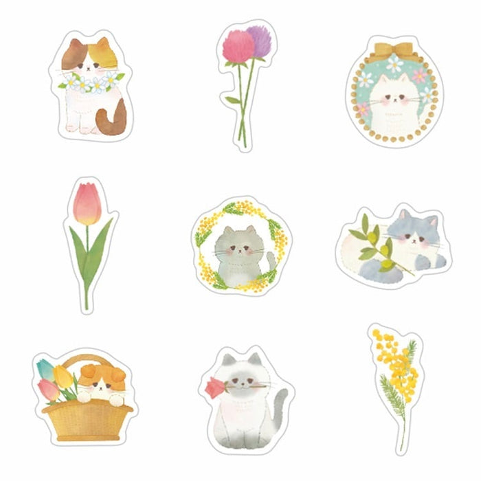 Flower &  Cat Flake Seal