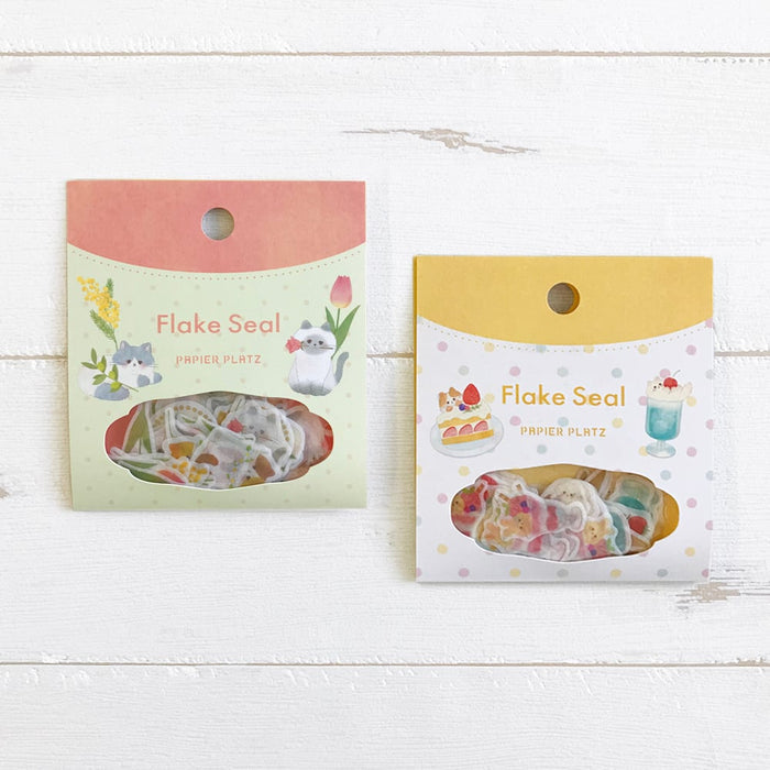 Flower &  Cat Flake Seal