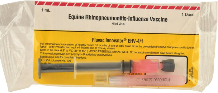 FluVac Innovator® EHV - 4/1 Horse Vaccine - F7FM - 1 Dose - 1