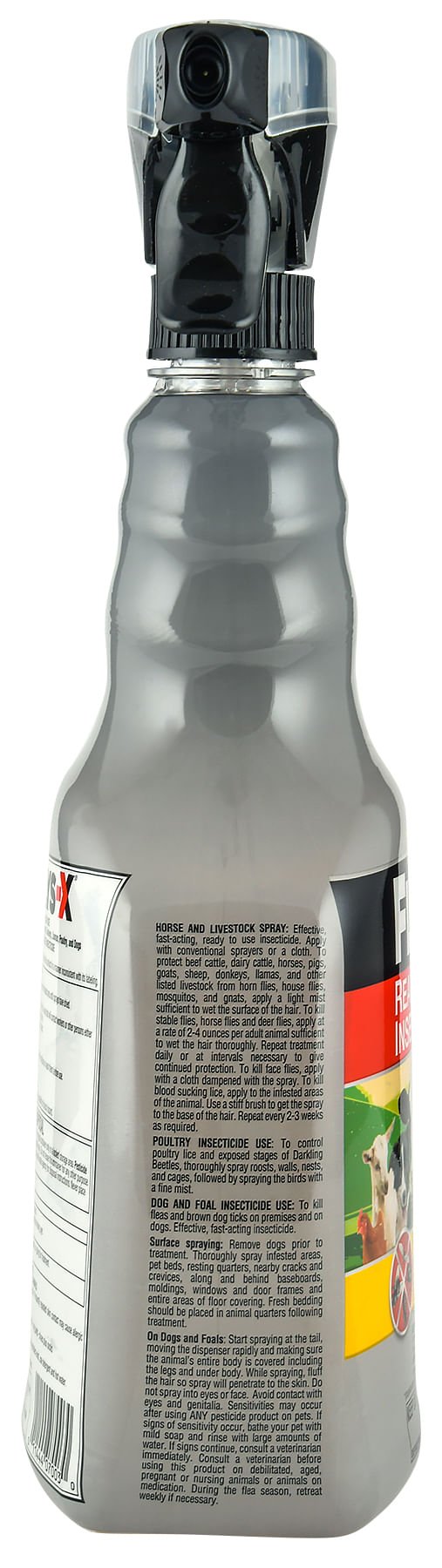 Flys - X Ready To Use Insecticide for Livestock - Y1AH - 32 oz Flys - X RTU - 4