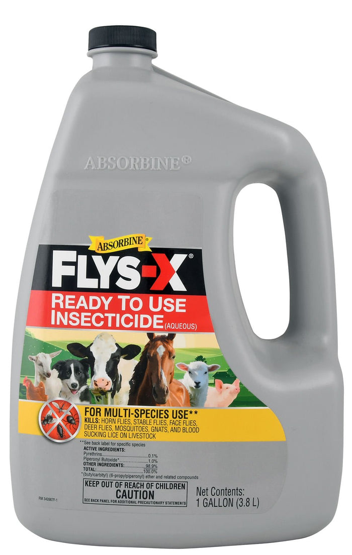 Flys - X Ready To Use Insecticide for Livestock - Y1AH - 32 oz Flys - X RTU - 5