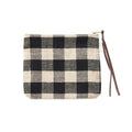 Fog Linen Canna Pouch | Natural Check