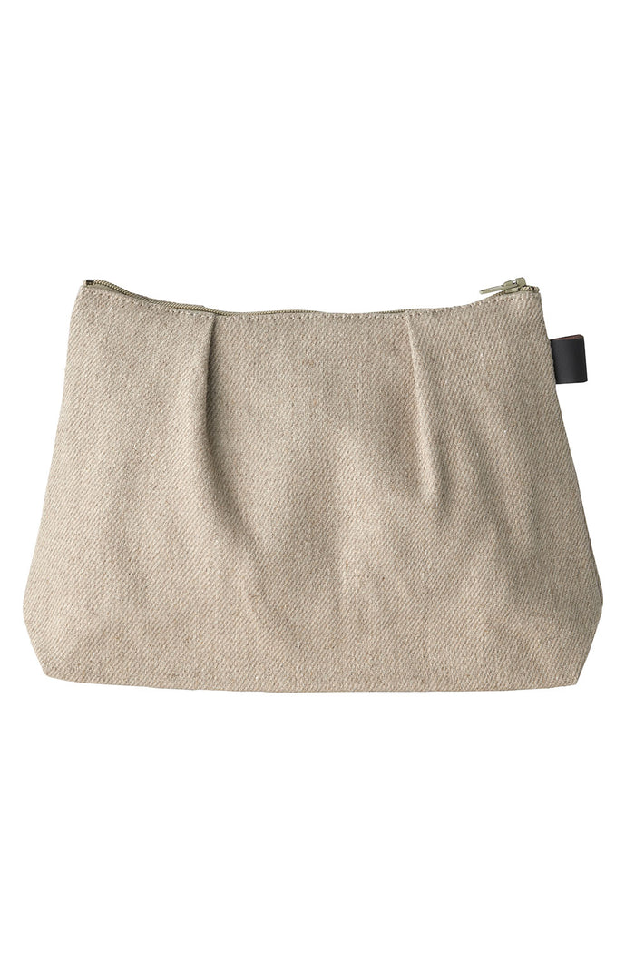 Fog Linen Natural Pouch - Seg