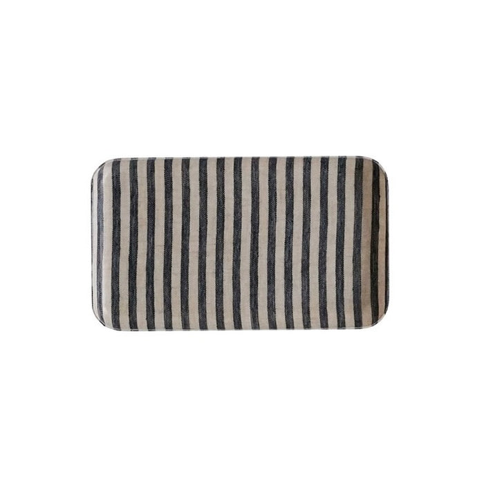 Navy & Oatmeal Stripe (Jasper)