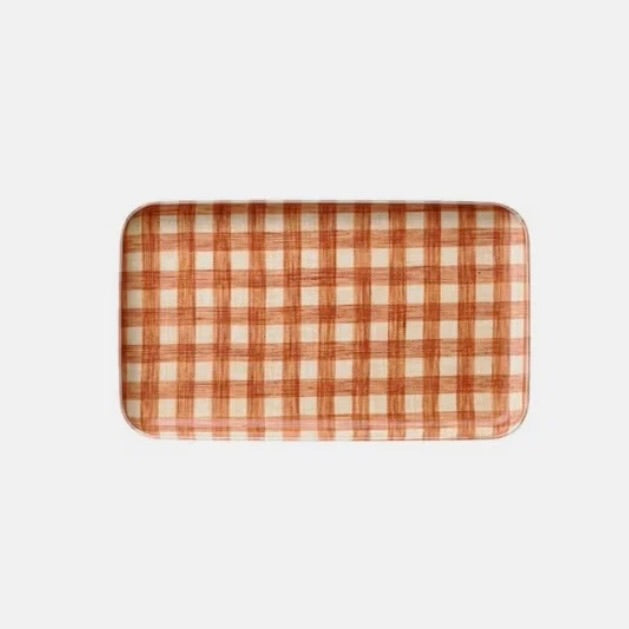 Orange Gingham (Rachel)
