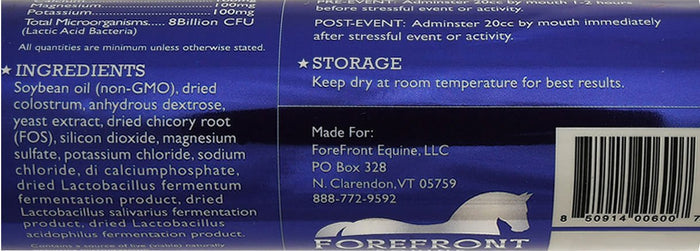 ForeRunner Equine Performance Paste, 80cc – Stamina, Electrolytes & Recovery Support - FFE1B - 4