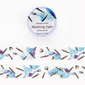 Fountain Pen w Foil Washi Tape by Rigaro Piparo