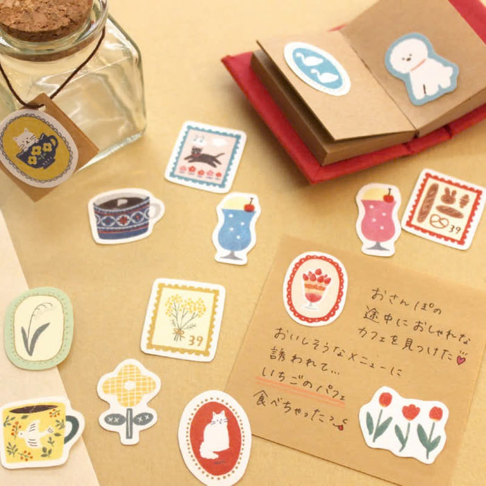 Furukawa Flake Stickers - Blue