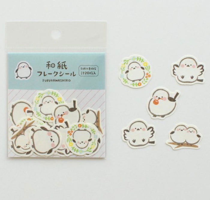 Furukawa Flake Stickers - Shimanaega Bird