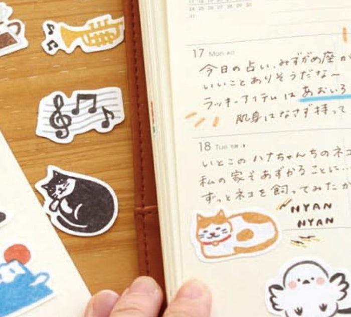 Furukawa Flake Stickers - Shimanaega Bird