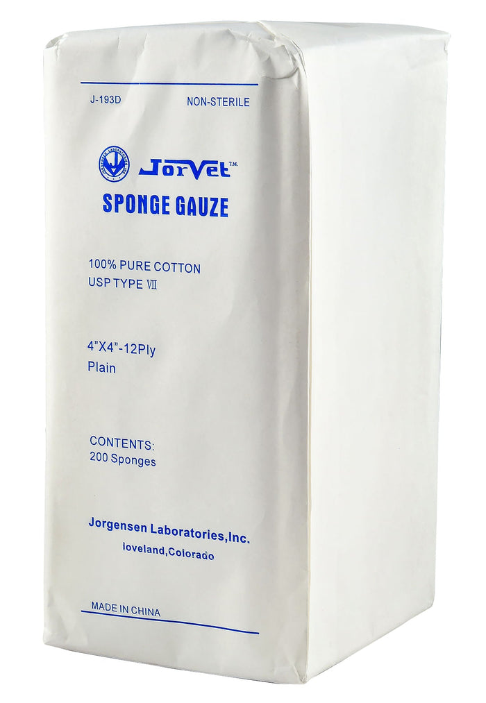 Gauze Dressing Sponges, 200 Pack - J3G2 - 4" x 4" (pkg of 200) - 2