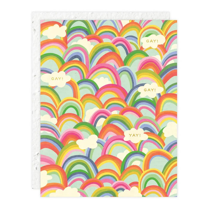 Gay! Yay! Rainbow Card