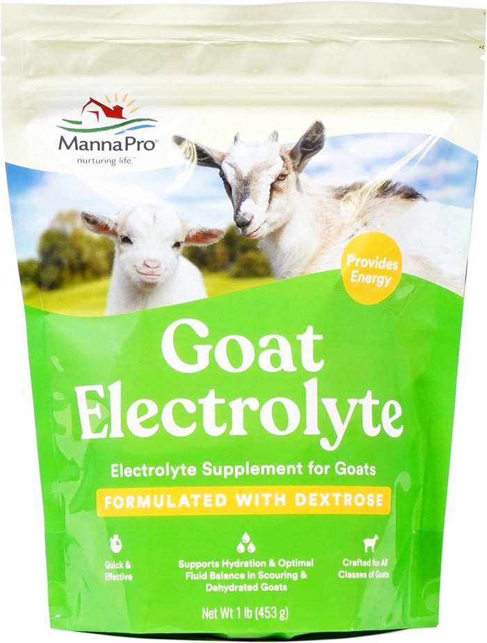 Goat Electrolyte Supplement for Kids & Adult Goats, 16 oz - CAG2 - Single Pack - 1