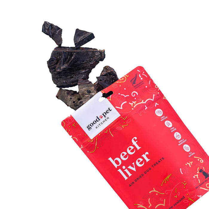 Beef Liver Air Dried Dog Treats, 2.8 oz - 031GPK-DAD080BL - 3