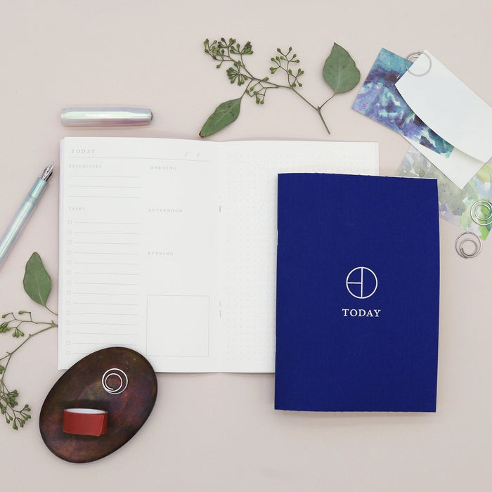 Goods for the Study Cloth Today Planner | Indigo