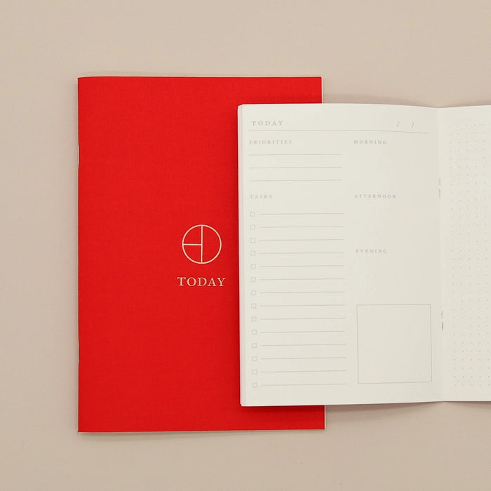 Goods for the Study Cloth Today Planner | Vermillion