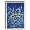 Gothic Cat Card