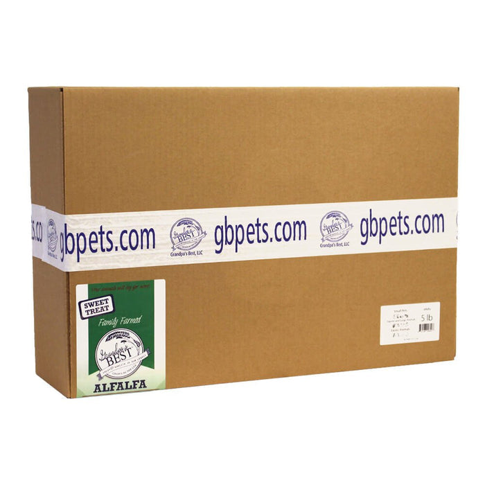 Grandpa's Best Alfalfa Loose Boxed Hay - 010BEST-00649 - 5lb - 2