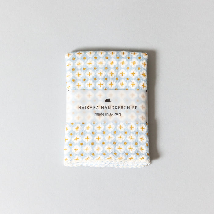 Haikara Handkerchief - Cross Blue