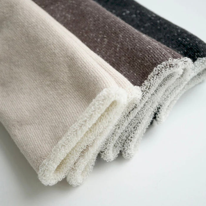 Hakne Cotton Wool Pile Socks | Charcoal