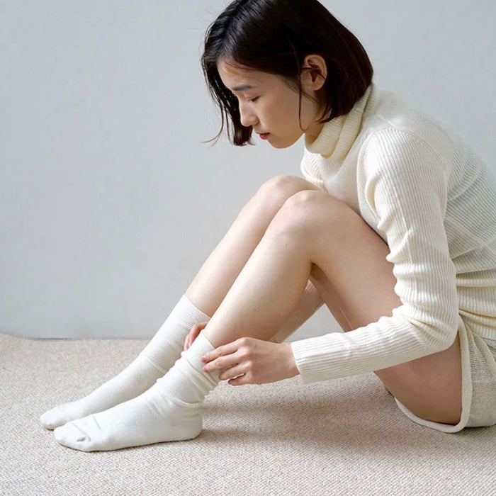 Hakne Merino Wool Socks | Ivory