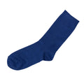 Hakne Silk Cotton Double-Faced Socks | Lapis Lazuli