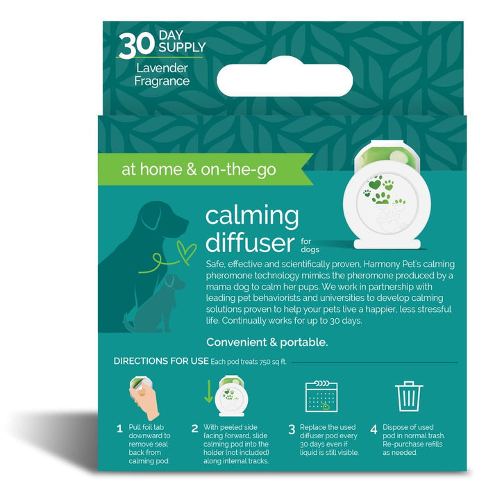 Harmony Pet Calming Home Diffuser & Refills for Dogs - TVB2X - Diffuser - Lavender - 2