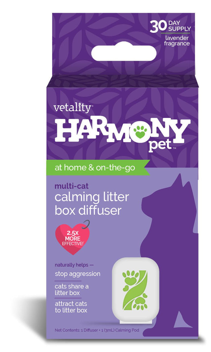 Harmony Pet Calming Litter Box Diffuser - TVB2W - Lavender - 1