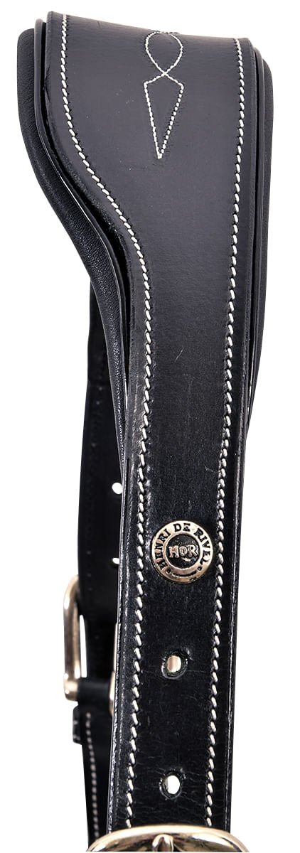 HDR Stress Free Fancy Stitch Leather Halter - J0AC6 - Black - Cob - 3