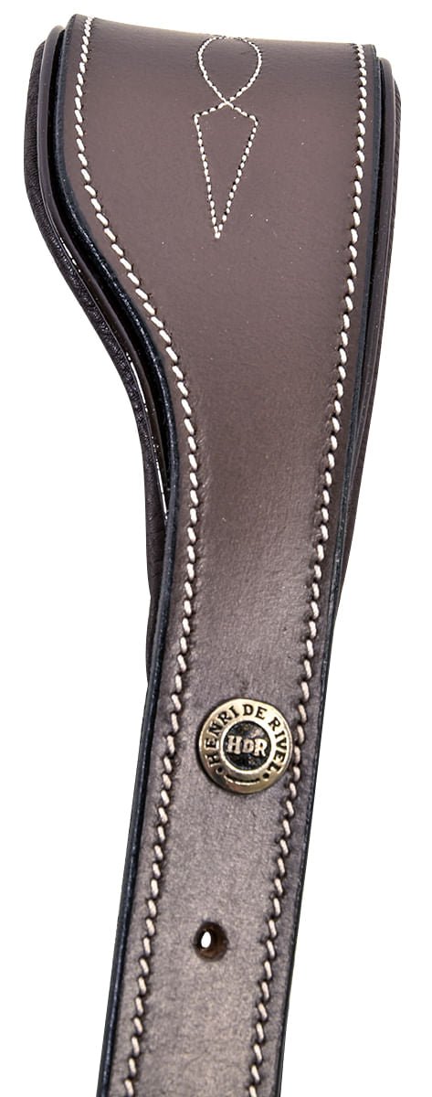 HDR Stress Free Fancy Stitch Leather Halter - J0AC6 - Black - Cob - 7
