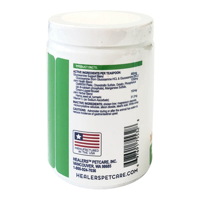 Healers Hip and Joint Care for Dogs, Powder, 1.75 g - 015HPC-75532 - 2